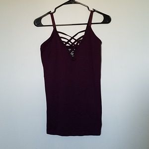 Zenana crisscross tank top
